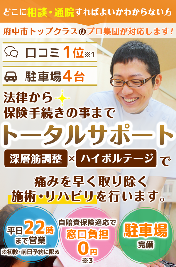 鹿児島市・姶良市で交通事故施術について でお悩みならつながり